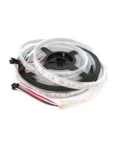 Alternative view of Striscia Bobina Striscia Led SPI Magic Color RGB Con IC WS2812 5V Con 150 Smd 5050 5 Metri Con Guaine IP67