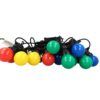 Stringa Catena Con 20 Lampade Led RGBY Rotolo da 10 Metri IP44 Per Giardino Festa Matrimonio Natale Halloween SKU-7438 - ASDSHOP