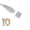Spina Alimentatore Trasformatore Raddrizzatore 4 Pin Passo 10mm Connettore Rapido Tapo Incluso Per Striscia Led 220V RGB Modello Manuale - ASDSHOP