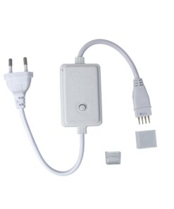 Spina Alimentatore Trasformatore Raddrizzatore 4 Pin Passo 12mm Connettore Rapido Tapo Incluso Per Striscia Led 220V RGB Modello Manuale - immagine 3