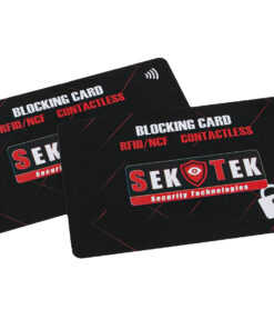 2 Schede Blocco RFID NFC Protezione Carta di Credito Contactless Contro Furti Dati