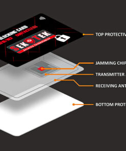 2 Schede Blocco RFID NFC Protezione Carta di Credito Contactless Contro Furti Dati - immagine 3