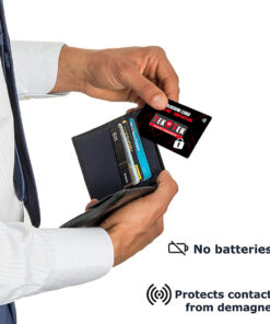 2 Schede Blocco RFID NFC Protezione Carta di Credito Contactless Contro Furti Dati - immagine 4