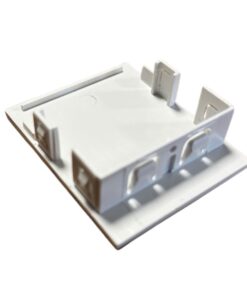 2 Pezzi Tappo Finale Terminale Bianco per Chiusura Lampada LED Lineare SV0205B - immagine 3