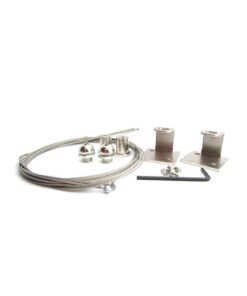 Kit Staffe Fissaggio A Sospensione Per Lampada Plafoniera Led Codice SV1260 - immagine 4