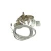 Kit Staffe Fissaggio a Sospensione Per Pannello Led 120x30 60x60 120x60 30x30 SKU-6018