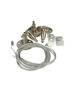 Kit Staffe Fissaggio a Sospensione Per Pannello Led 120x30 60x60 120x60 30x30 SKU-6018