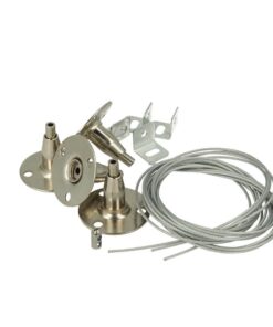 Kit Staffe Fissaggio a Sospensione Per Pannello Led 120x30 60x60 120x60 30x30 SKU-6018 - immagine 3