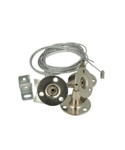 Kit Staffe Fissaggio a Sospensione Per Pannello Led 120x30 60x60 120x60 30x30 SKU-6018 - immagine 5