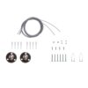 Kit Staffe Fissaggio a Sospensione Per Plafoniere Impermeabili Tri Proof SKU-8119 - ASDSHOP