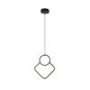 Lampadario LED a Sospensione 12W dal Design Moderno 28*196m Colore Nero 3000K SKU-14998