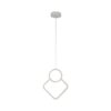 Lampadario LED a Sospensione 12W dal Design Moderno 28*196cm Colore Bianco 4000K SKU-15338