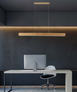 Lampadario LED a Sospensione 12W Colore Legno 4000K SKU-23100 - immagine 3