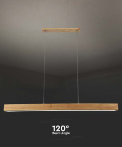 Lampadario LED a Sospensione 12W Colore Legno 4000K SKU-23100 - immagine 7
