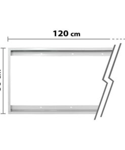 Struttura Telaio Supporto Montaggio Pannello Led 120X60cm