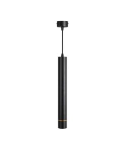 Lampada Led A Sospensione A Cilindro 5W Colore Nero Luce Caldo 2700K Angolo 30 Gradi CRI 90 - immagine 3