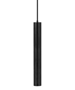 Lampada a Sospensione Cilindro Attacco GU10 Corpo in Alluminio Nero Riflettore Colore Oro D:60*500MM SKU-6687 - immagine 8
