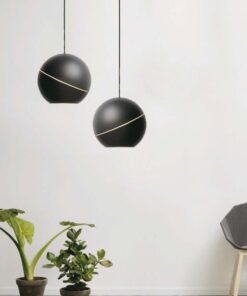Lampadario LED a Sospensione 8.5W 850lm a Forma di Campana Colore Nero D120mm 3000K SKU-7998 - immagine 4