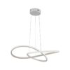 Lampadario LED a Sospensione 20W 2540lm Design Moderno Doppi Anelli Incrociati 500mm Colore Bianco 3000K SKU-8013
