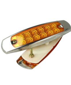 Kit Luci Fanali Arancione 24V 12V Luci Ingombro Cortesia Targa Cupola Cappa Del Camion Bus Barca Furgone - immagine 3
