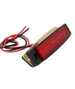 Alternative view of 10 Pezzi Fanali Laterali LED 12V 24V Luce Rossa Ingombro Cortesia Camper
