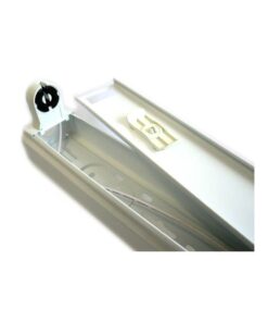 Alternative view of Portalampada Plafoniera Singolo Tubo Neon T8 A Led Da 60cm Interno IP20