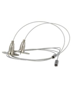Kit Staffa Per il Fissaggio a Sospensione della Plafoniera Led Tri Proof TL1560N e Profilo Alluminio BA1732 - immagine 3