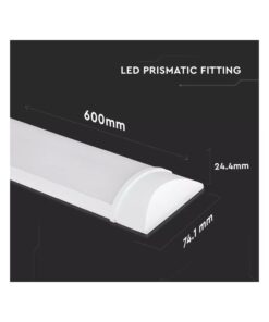 Plafoniera LED Prismatica 20W 60cm Da Soffitto 120LM/W 6400K IP20 Con Chip Samsung Garanzia 5 Anni SKU-664 - immagine 3