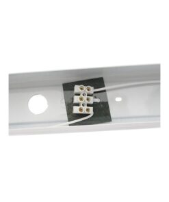 Porta Lampada Plafoniera Per Doppio 2 Tubi Led T8 da 60cm Interno Non Impermeabile IP20 - immagine 3