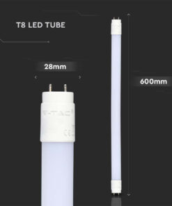Alternative view of Tubo LED T8 G13 60cm 9W 850lm Nanoplastica non Ruotabile, Disponibili 3000K 4000K 6500K (Bianco Freddo 6500K)