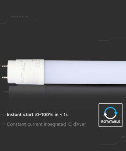 Tubo LED T8 G13 60cm 9W 850lm Nanoplastica non Ruotabile, Disponibili 3000K 4000K 6500K (Bianco Freddo 6500K) - immagine 5