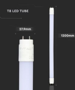 Tubo LED T8 18W G13 120cm 1850LM in Nanoplastica Incluso Starter Alimentazione da Un Lato SKU-216263, Disponibili 3000K 4000K 6400K (Bianco Caldo 3000K) - immagine 3