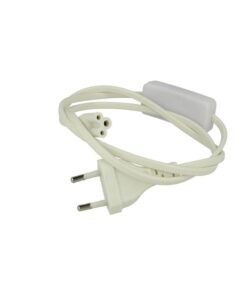 Cavo Di Alimentazione Con Interruttore Presa Standard Euro Spina Maschio Per Plafoniera Tubo Led T5 All In One Con Filo Lunga 1 Metro - immagine 6