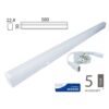 Plafoniera Tubo Led T5, Regletta Led 60cm 7W Caldo 3000K Lineare Raccordabile Allungabile Chip Smd Samsung SKU-21692 - ASDSHOP