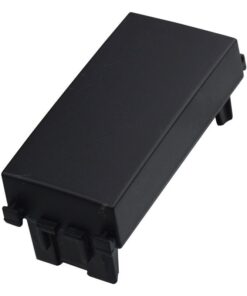 Alternative view of Serie Civile ETTROIT Nero Compatibile Con Vimar Arke (Copriforo Copritasto)