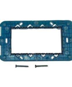 Supporto Telaio Per Serie Civile ETTROIT Serie Venus Compatibile Con Vimar Arke (4 Moduli Per Scatola 504) - immagine 4