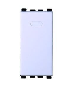 Serie Civile ETTROIT Bianco Compatibile Con Vimar Arke (Interruttore Unipolare 1P 16A)