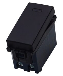 Serie Civile ETTROIT Nero Compatibile Con Vimar Arke (Deviatore 1P 16A) - immagine 3