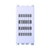 Serie Civile ETTROIT Bianco Compatibile Con Vimar Arke (Ronzatore 220V)
