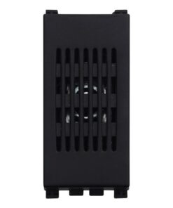Serie Civile ETTROIT Nero Compatibile Con Vimar Arke (Ronzatore 220V)