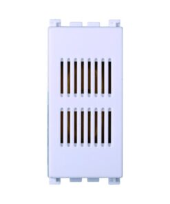 Serie Civile ETTROIT Bianco Compatibile Con Vimar Arke (Suoneria 220V)