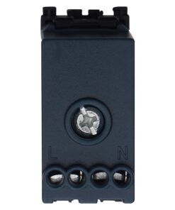 Alternative view of Serie Civile ETTROIT Nero Compatibile Con Vimar Arke (Suoneria 220V)
