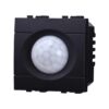 Serie Civile ETTROIT Nero Compatibile Con Vimar Arke (Sensore Movimento PIR Timer 2M)