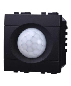 Serie Civile ETTROIT Nero Compatibile Con Vimar Arke (Sensore Movimento PIR Timer 2M)
