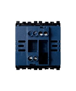 Alternative view of Serie Civile ETTROIT Bianco Compatibile Con Vimar Arke (Pulsante Targa Portanome 2M)