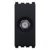 Serie Civile ETTROIT Nero Compatibile Con Vimar Arke (Presa TV SAT) - ASDSHOP