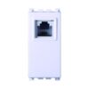 Serie Civile ETTROIT Bianco Compatibile Con Vimar Arke (Presa Telefonica RJ11)
