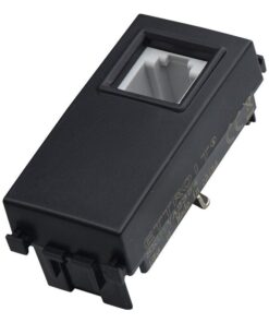 Alternative view of Serie Civile ETTROIT Nero Compatibile Con Vimar Arke (Presa Telefonica RJ11)