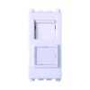 Serie Civile ETTROIT Bianco Compatibile Con Vimar Arke (Presa Dati RJ45 CAT5E)