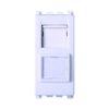 Serie Civile ETTROIT Bianco Compatibile Con Vimar Arke (Presa Dati RJ45 CAT6)